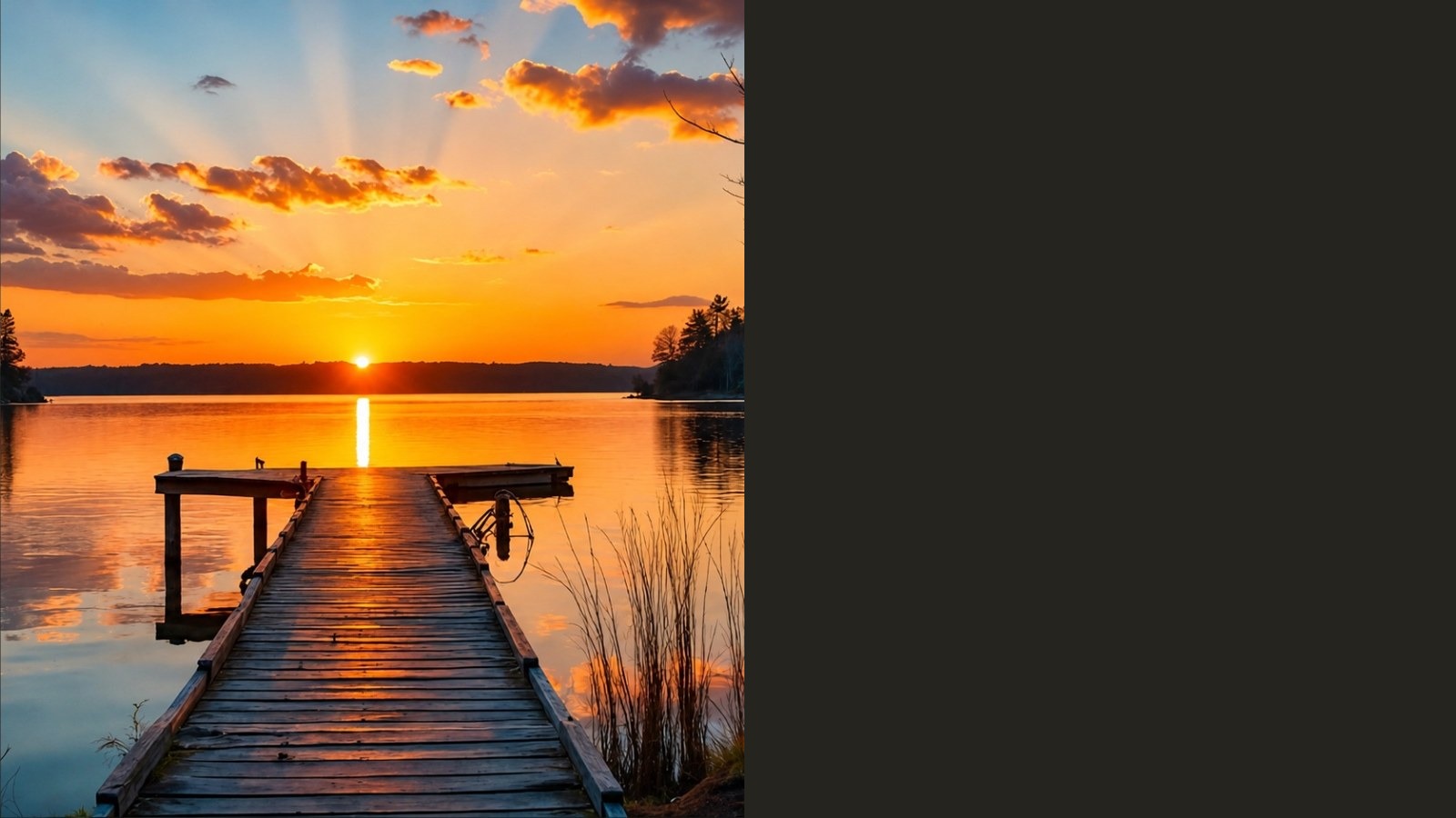 Ownership story beside a Lake Winnipesaukee sunset and dock
